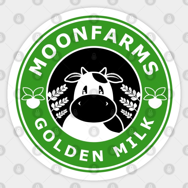 Harvest Moon Golden Milk Sticker by CuteNerds